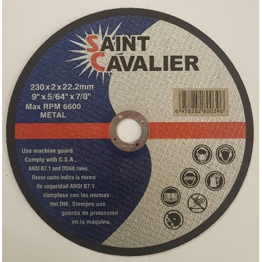 Круг отрезной по металлу 230x2,0x22 мм 20123020