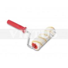 Валик малярный в сборе VIRTUS «ПОЛИАКРИЛ» высота ворса: 11 мм, диаметр валика: 40 мм, размер: 180 мм.